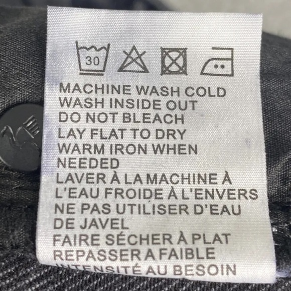 (A55) Free People x Sandrine Rose Destroyed Rain Straight Leg Jeans, Size 26 NWT - Picture 12 of 12